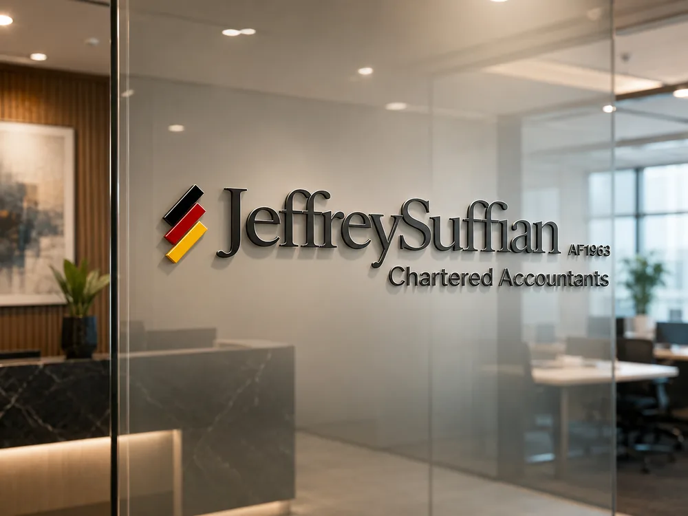 Jeffrey Suffian office signage